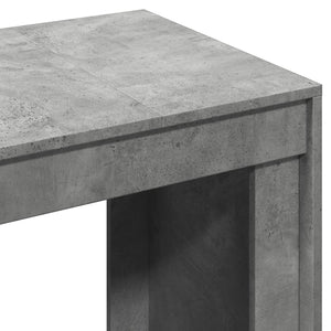 vidaXL Schreibtisch Betongrau 123,5x73,5x75 cm Holzwerkstoff