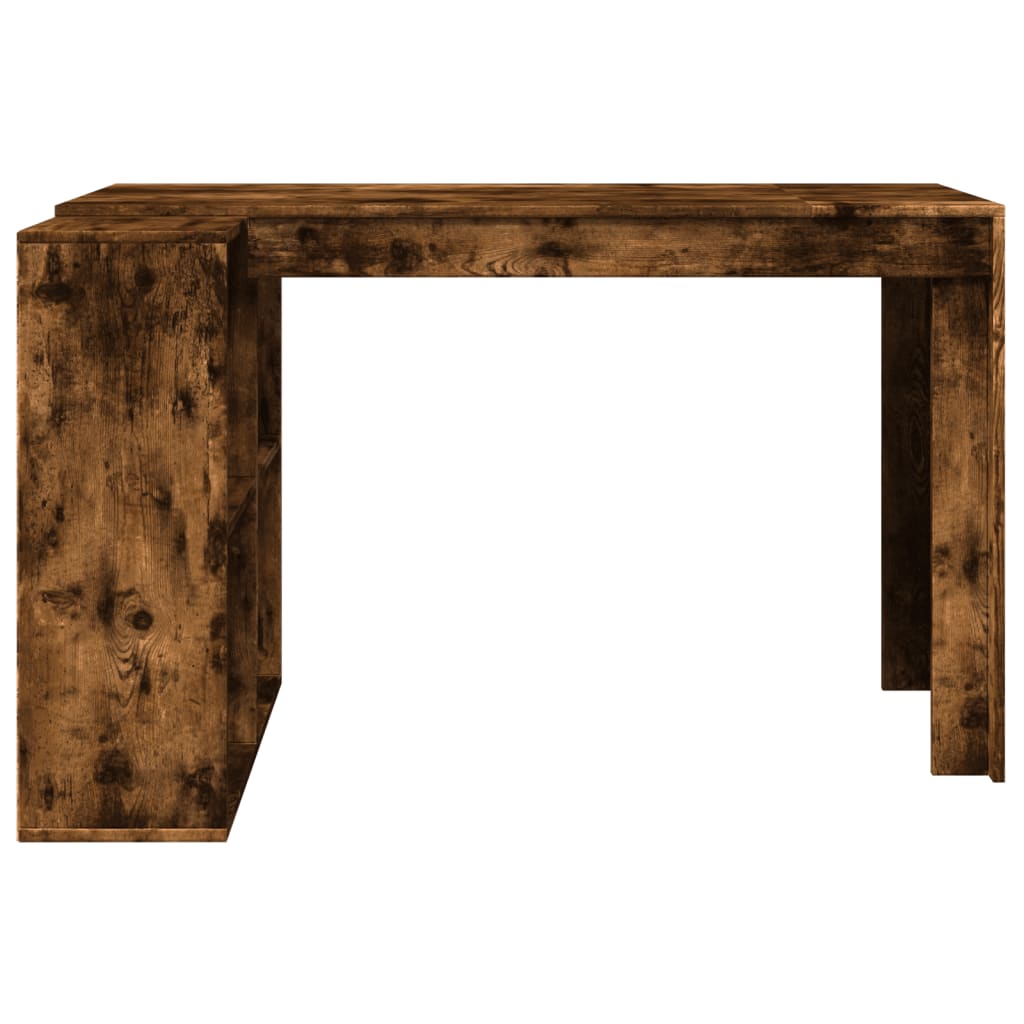 vidaXL Schreibtisch Räuchereiche 123,5x73,5x75 cm Holzwerkstoff