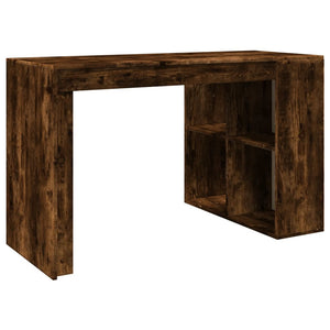 vidaXL Schreibtisch Räuchereiche 123,5x73,5x75 cm Holzwerkstoff