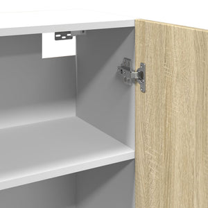 vidaXL Hängeschrank Sonoma-Eiche 80x31x60 cm Holzwerkstoff