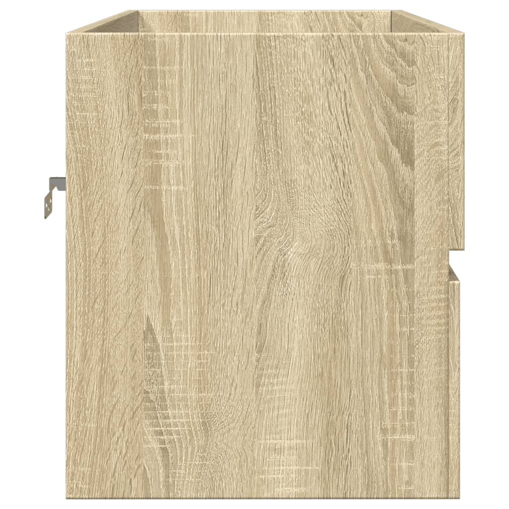 Waschbeckenunterschrank Sonoma-Eiche 80x38,5x45cm Holzwerkstoff Stilecasa