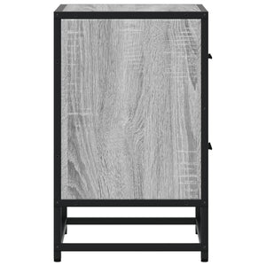 vidaXL Nachttische 2 Stk. Grau Sonoma 40x31x50 cm Holzwerkstoff