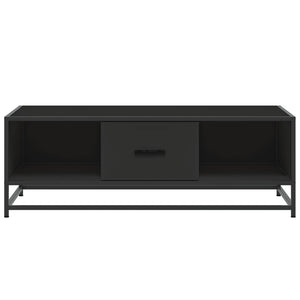 Couchtisch Schwarz 100x57x35 cm Holzwerkstoff und Metall