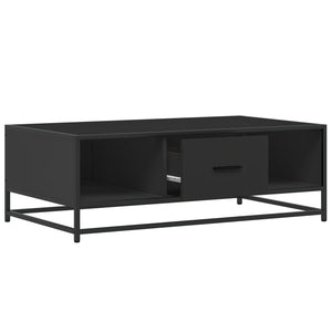 Couchtisch Schwarz 100x57x35 cm Holzwerkstoff und Metall