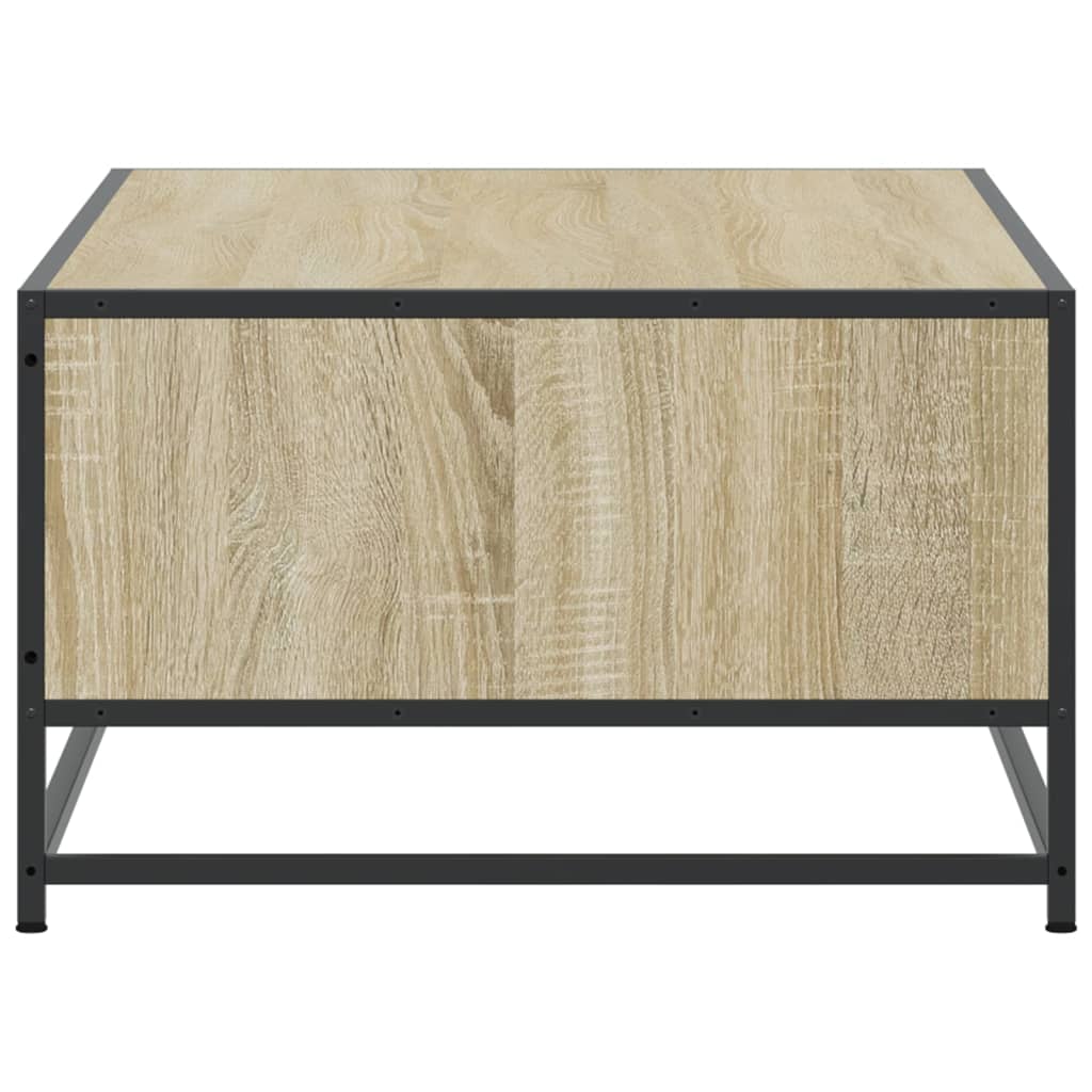 Couchtisch Sonoma-Eiche 100x57x35 cm Holzwerkstoff und Metall