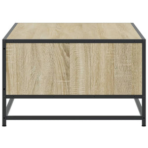 Couchtisch Sonoma-Eiche 100x57x35 cm Holzwerkstoff und Metall