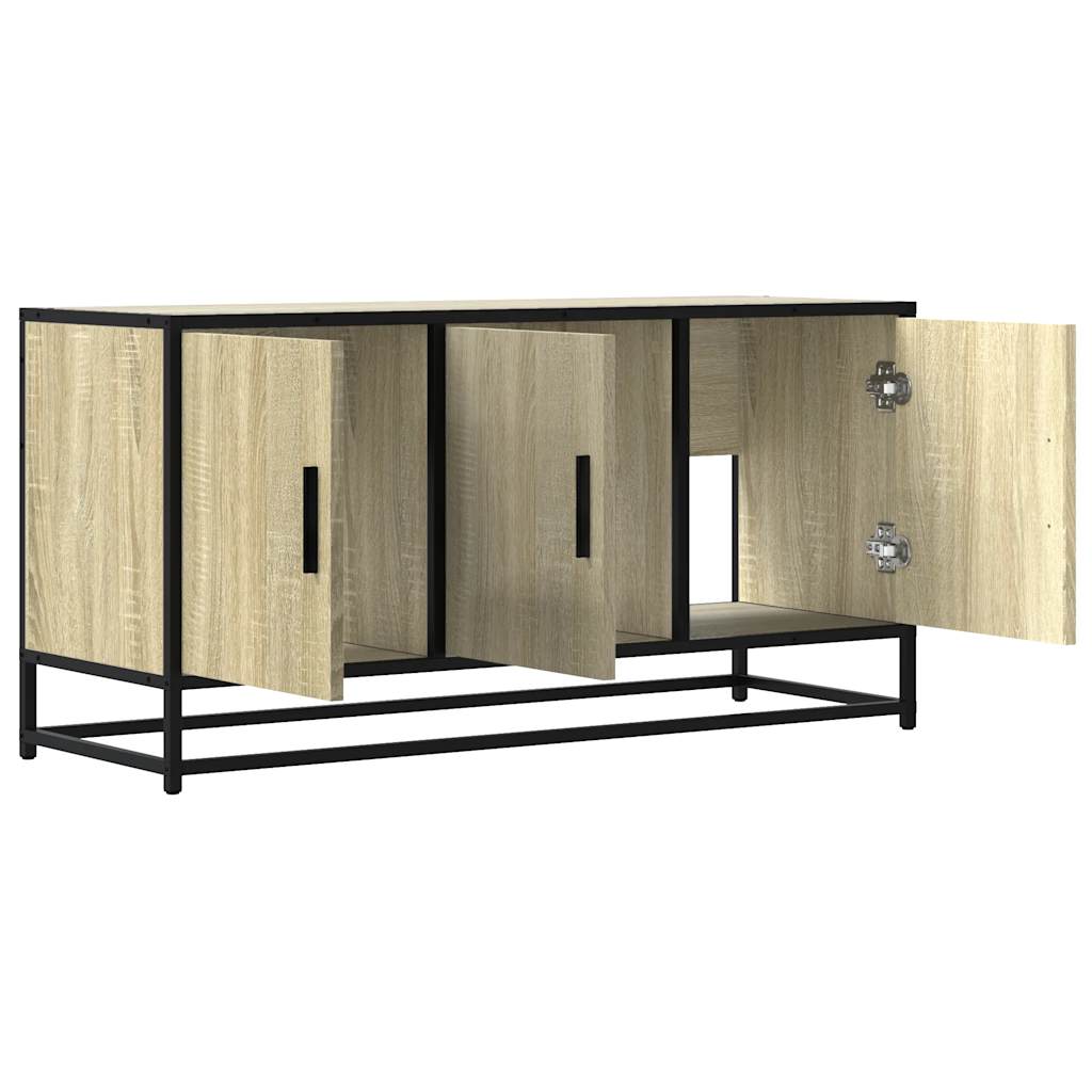 vidaXL TV-Schrank Sonoma-Eiche 100x35x50 cm Holzwerkstoff