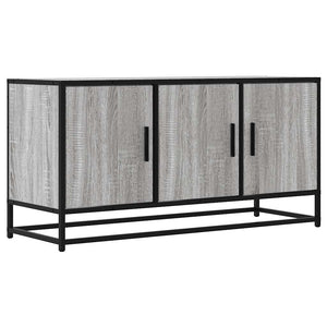 vidaXL TV-Schrank Grau Sonoma 100x35x50 cm Holzwerkstoff und Metall