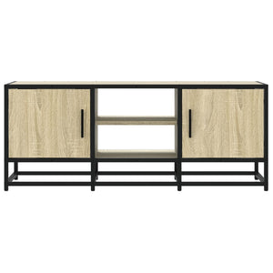 vidaXL TV-Schrank Sonoma-Eiche 100x35x50 cm Holzwerkstoff und Metall