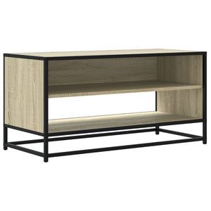 vidaXL TV-Schrank Sonoma-Eiche 91x40x46 cm Holzwerkstoff und Metall