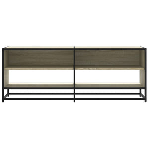 vidaXL TV-Schrank Sonoma-Eiche 120,5x40x46 cm Holzwerkstoff und Metall