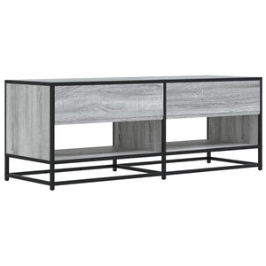 vidaXL TV-Schrank Grau Sonoma 120,5x40x46 cm Holzwerkstoff und Metall