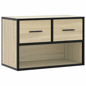 vidaXL TV-Schrank Sonoma-Eiche 60x31x39,5 cm Holzwerkstoff und Metall