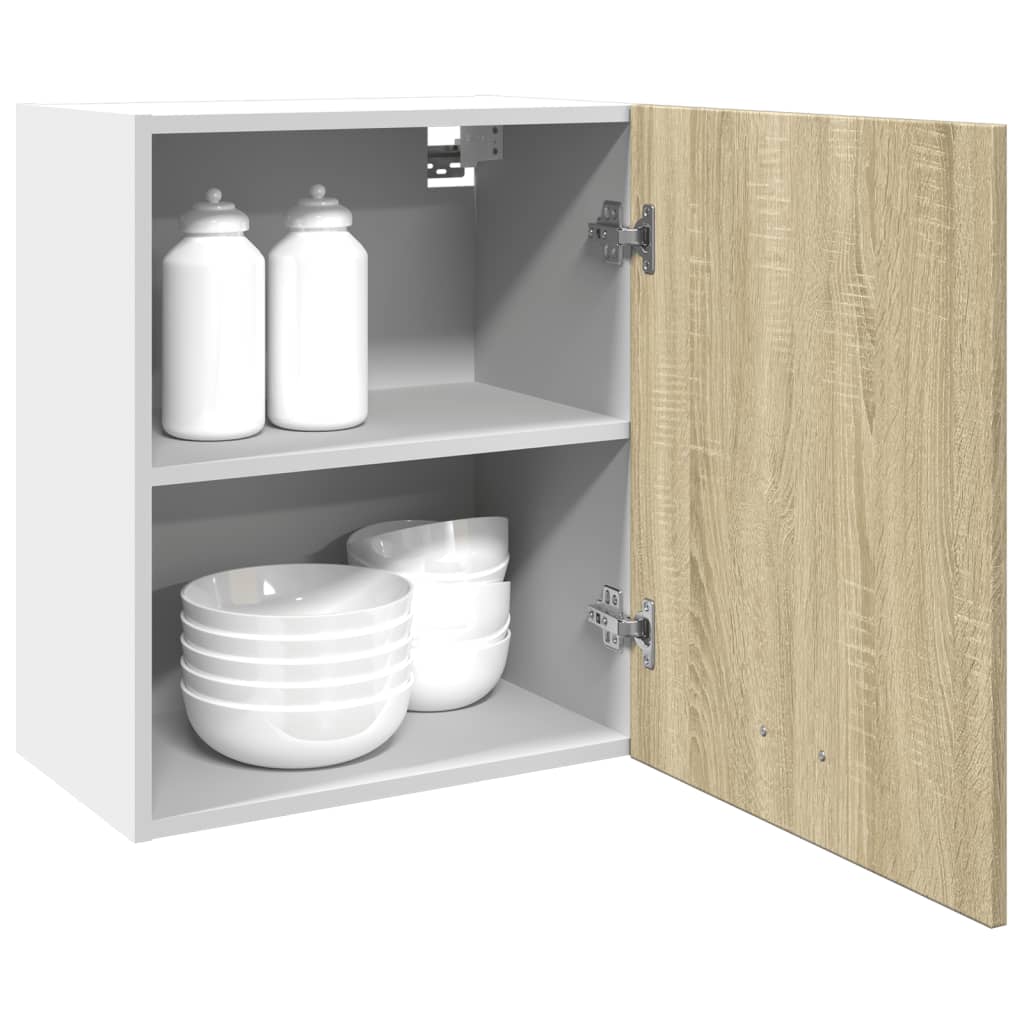 vidaXL Wandschrank Sonoma-Eiche 50x31x60 cm Holzwerkstoff