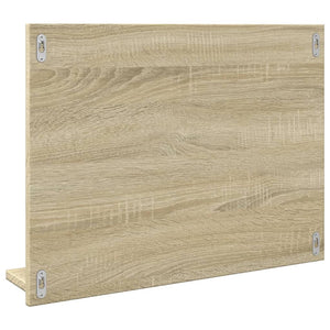 vidaXL Badspiegel Sonoma-Eiche 60x10,5x45 cm Holzwerkstoff