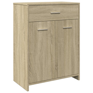 vidaXL Badezimmerschrank Sonoma-Eiche 60x33x80 cm Holzwerkstoff