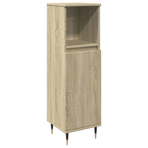 vidaXL Badschrank Sonoma-Eiche 30x30x100 cm Holzwerkstoff