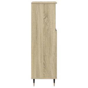 vidaXL Badschrank Sonoma-Eiche 30x30x100 cm Holzwerkstoff