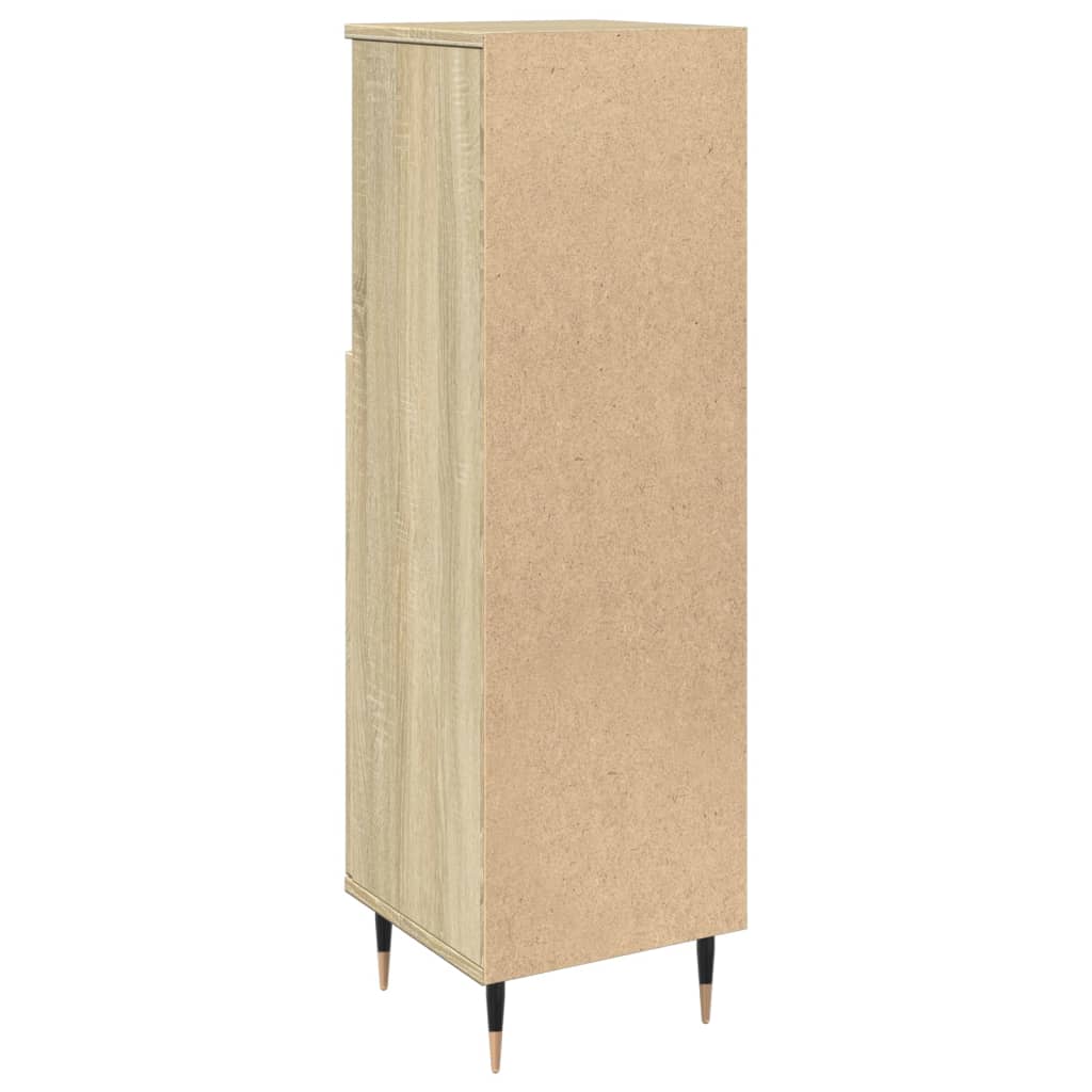 vidaXL Badschrank Sonoma-Eiche 30x30x100 cm Holzwerkstoff