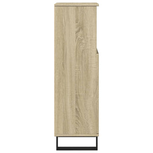 vidaXL Badschrank Sonoma-Eiche 30x30x100 cm Holzwerkstoff