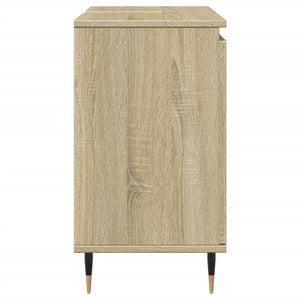 vidaXL Badschrank Sonoma-Eiche 58x33x60 cm Holzwerkstoff