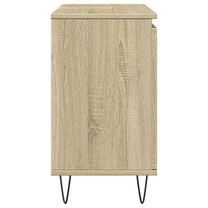 vidaXL Badschrank Sonoma-Eiche 58x33x60 cm Holzwerkstoff