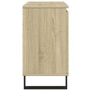 vidaXL Badschrank Sonoma-Eiche 58x33x60 cm Holzwerkstoff