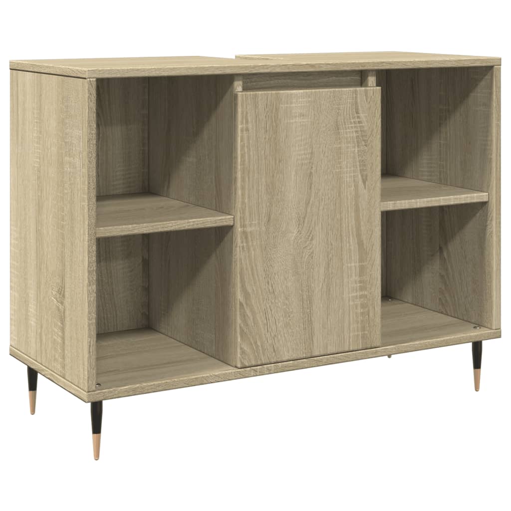 Badschrank Sonoma-Eiche 80x33x60 cm Holzwerkstoff VIDAXL