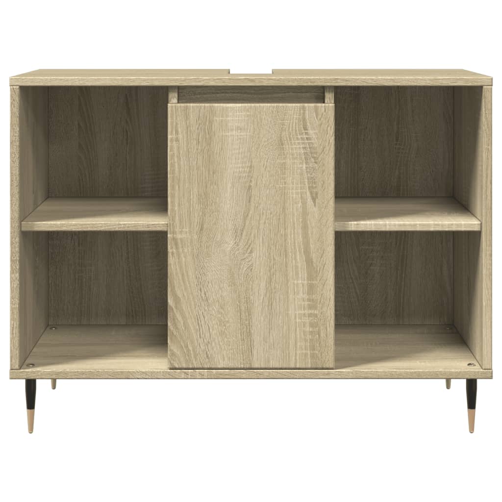 Badschrank Sonoma-Eiche 80x33x60 cm Holzwerkstoff VIDAXL