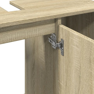 Badschrank Sonoma-Eiche 80x33x60 cm Holzwerkstoff VIDAXL