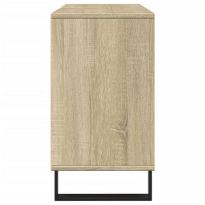 vidaXL Badschrank Sonoma-Eiche 80x33x60 cm Holzwerkstoff