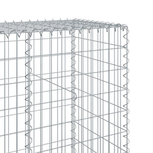 Gabione mit Deckel 300x50x200 cm Verzinktes Eisen