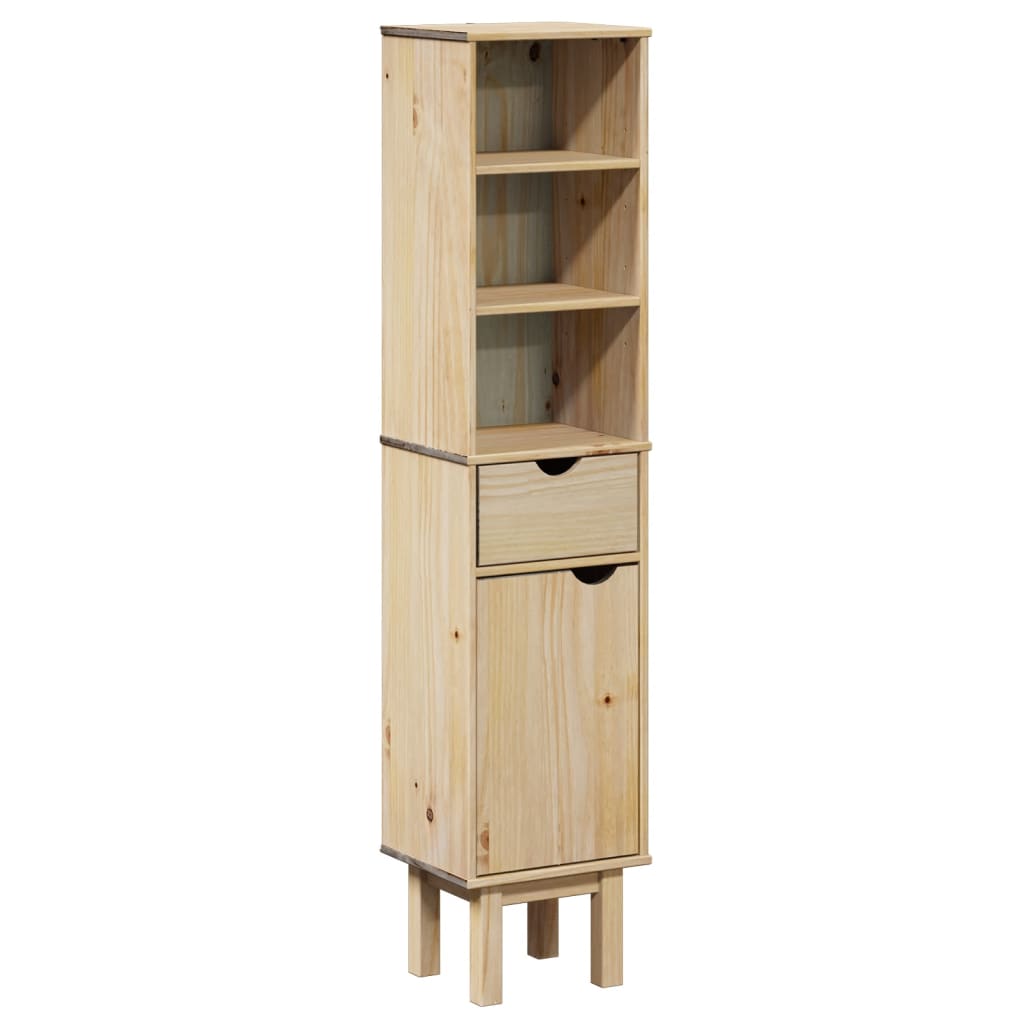 Badschrank OTTA 35x30x159 cm Massivholz Kiefer VIDAXL