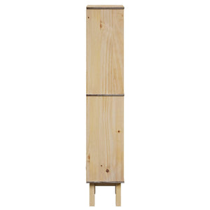 Badschrank OTTA 35x30x159 cm Massivholz Kiefer VIDAXL