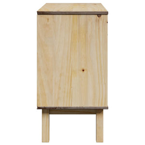 Flurschrank OTTA 75x40x75 cm Massivholz Kiefer VIDAXL