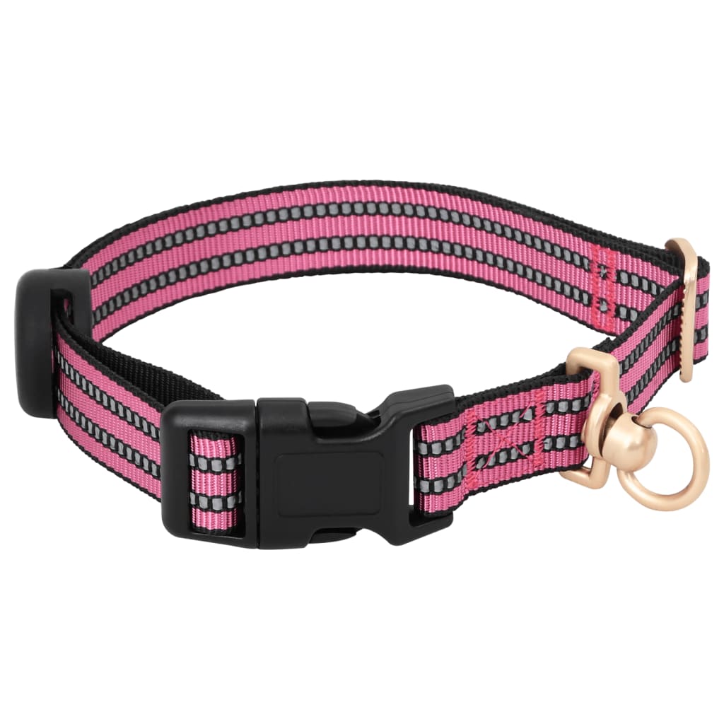 vidaXL Hundegeschirr mit Leine & Halsband Verstellbar Rosa L