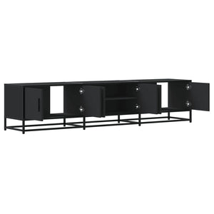 vidaXL TV-Schrank Schwarz 180x35x41 cm Holzwerkstoff