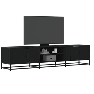 vidaXL TV-Schrank Schwarz 180x35x41 cm Holzwerkstoff