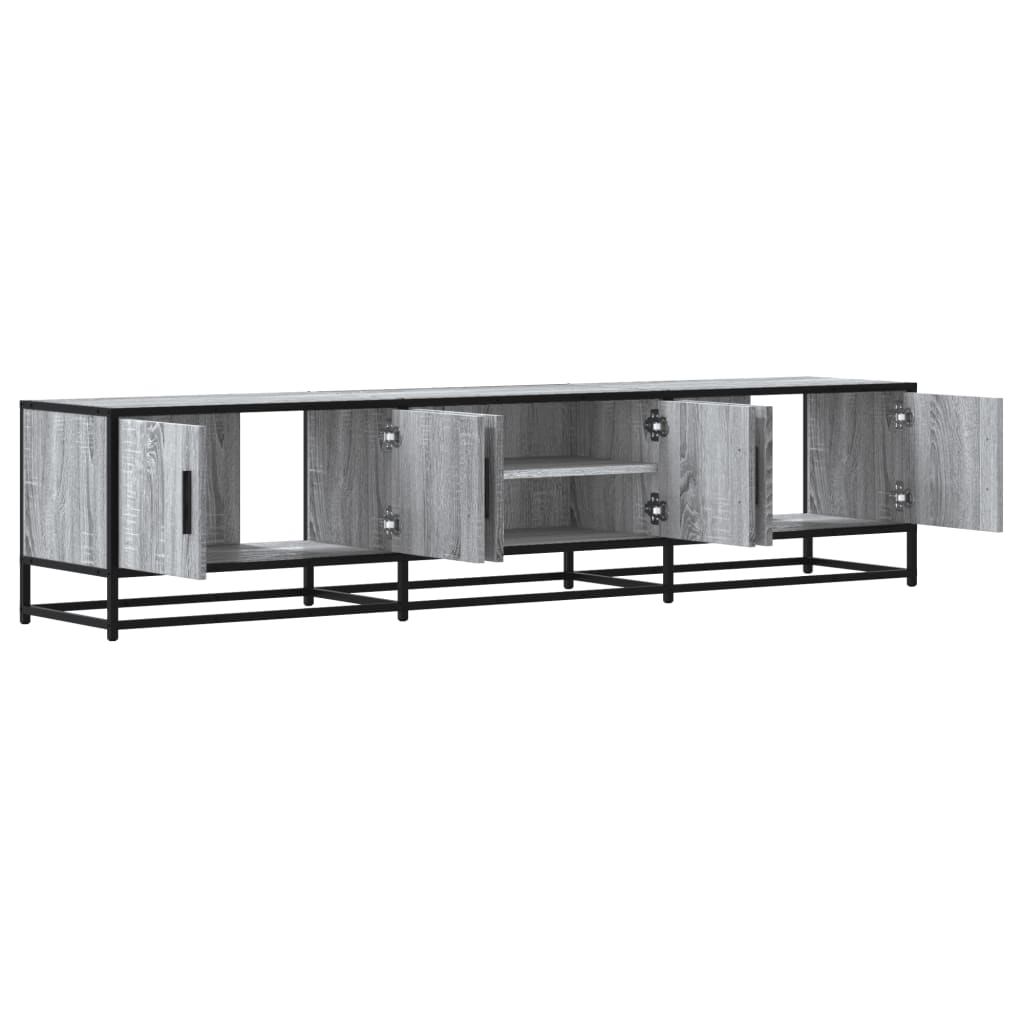 TV-Schrank Grau Sonoma 180x35x41 cm Holzwerkstoff