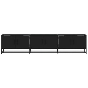 vidaXL TV-Schrank Schwarz 180x35x41 cm Holzwerkstoff