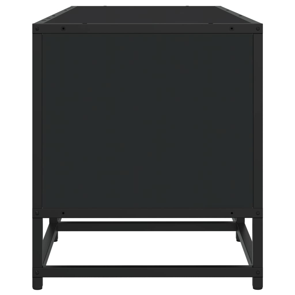 vidaXL TV-Schrank Schwarz 180x35x41 cm Holzwerkstoff