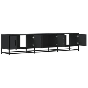 vidaXL TV-Schrank Schwarz 180x35x41 cm Holzwerkstoff