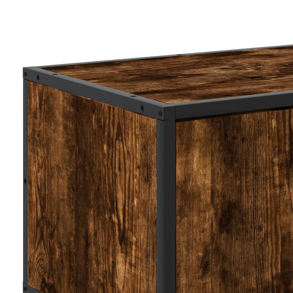 vidaXL TV-Schrank Räuchereiche 180x35x41 cm Holzwerkstoff