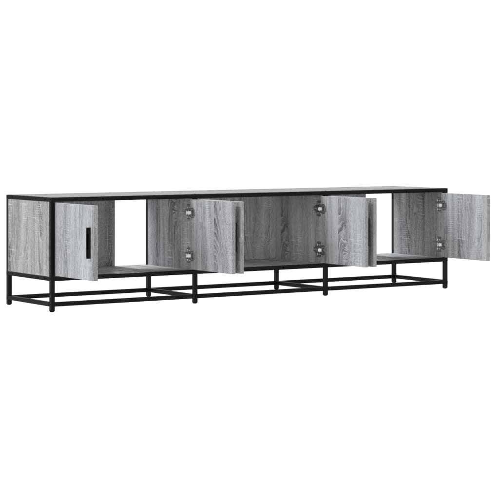 vidaXL TV-Schrank Grau Sonoma 180x35x41 cm Holzwerkstoff