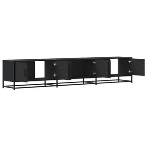 vidaXL TV-Schrank Schwarz 210x35x41 cm Holzwerkstoff