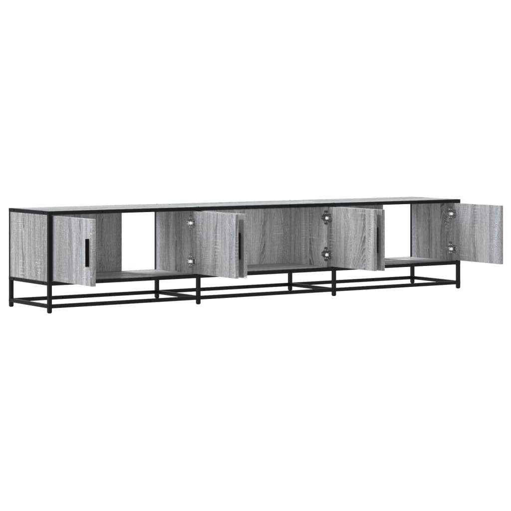 vidaXL TV-Schrank Grau Sonoma 210x35x41 cm Holzwerkstoff