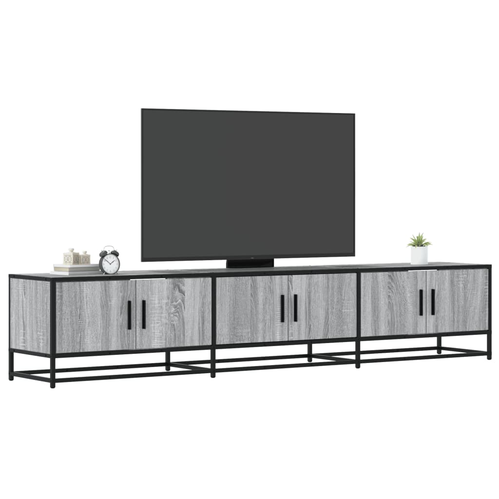 vidaXL TV-Schrank Grau Sonoma 210x35x41 cm Holzwerkstoff