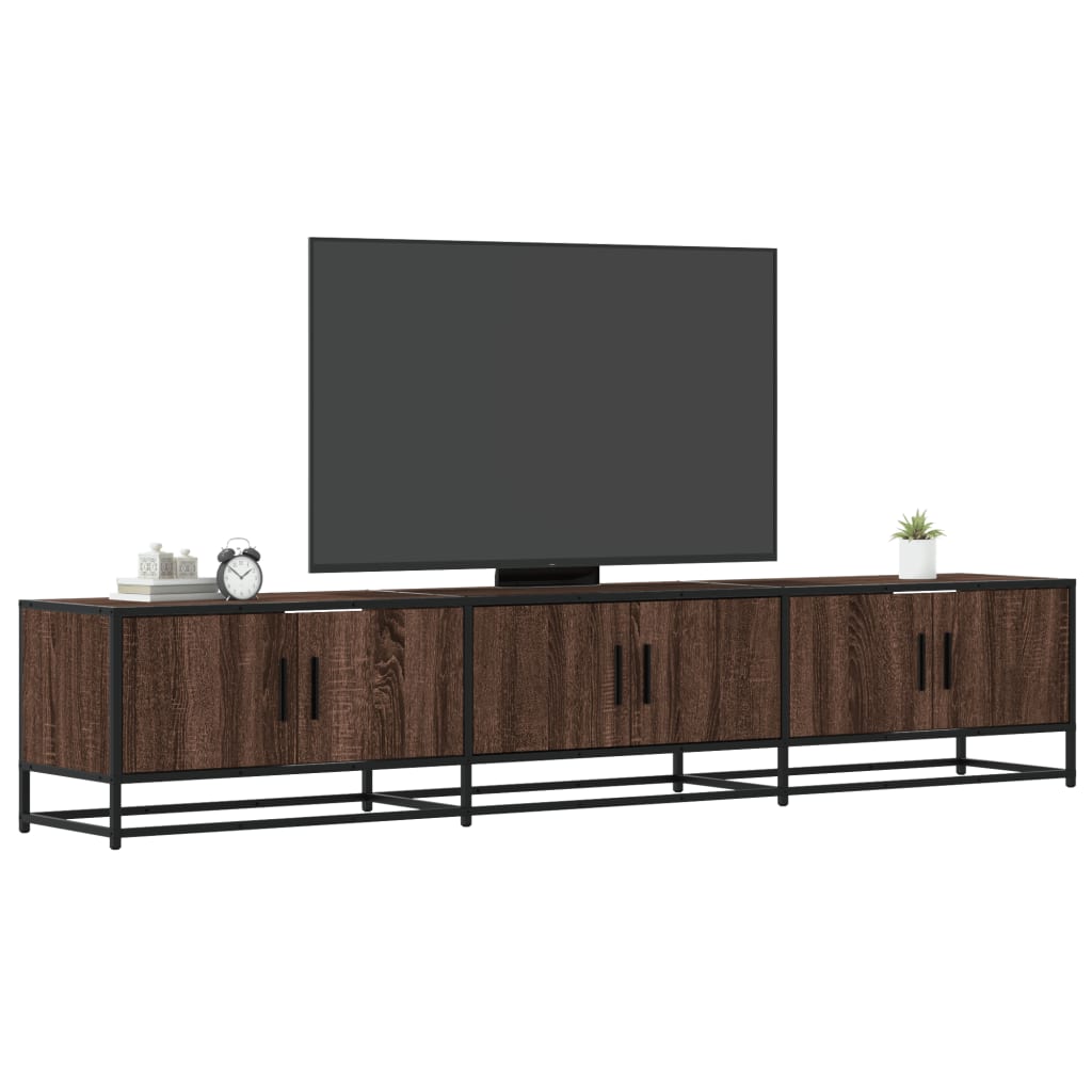 vidaXL TV-Schrank Braun Eichen-Optik 210x35x41 cm Holzwerkstoff