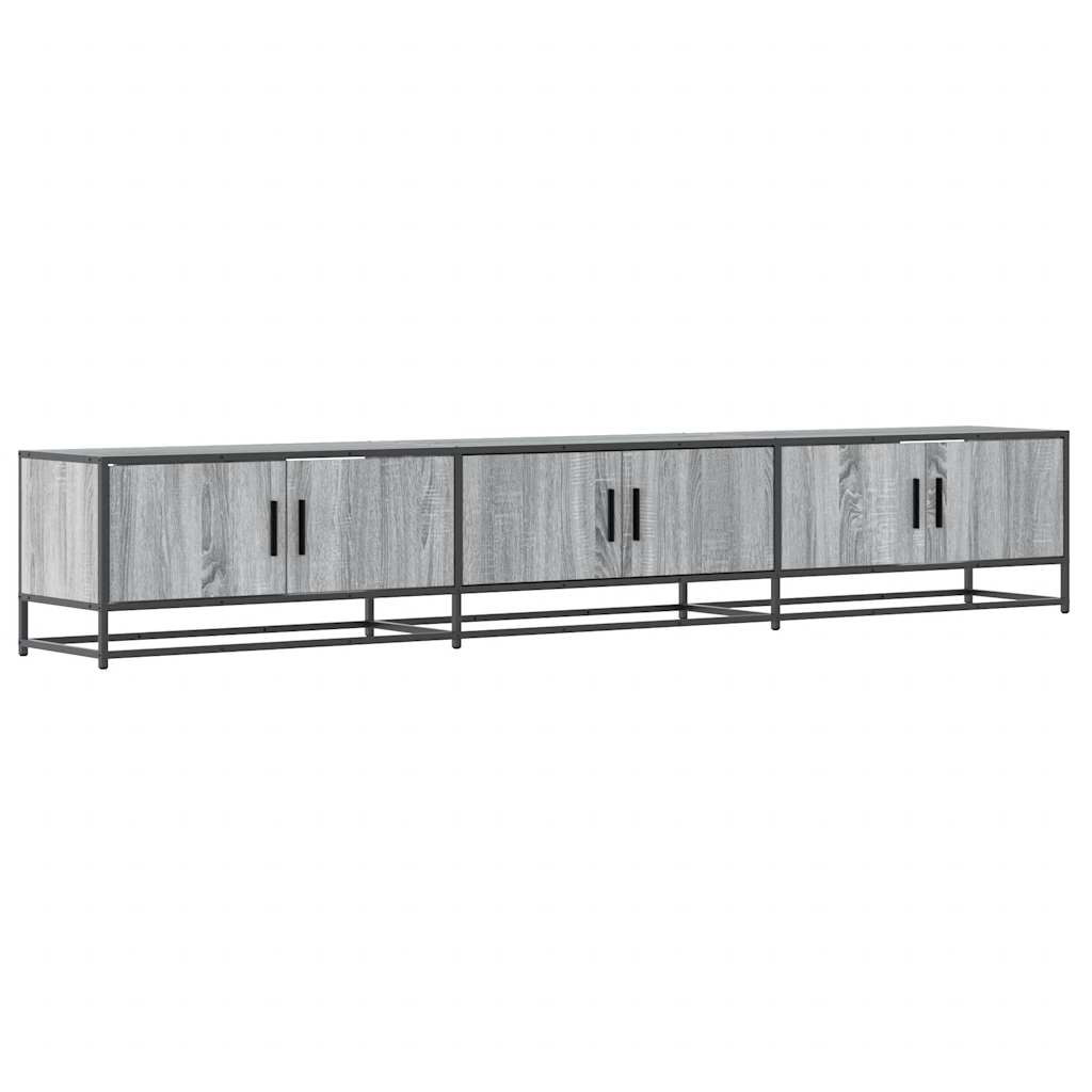 vidaXL TV-Schrank Grau Sonoma 240x35x41 cm Holzwerkstoff