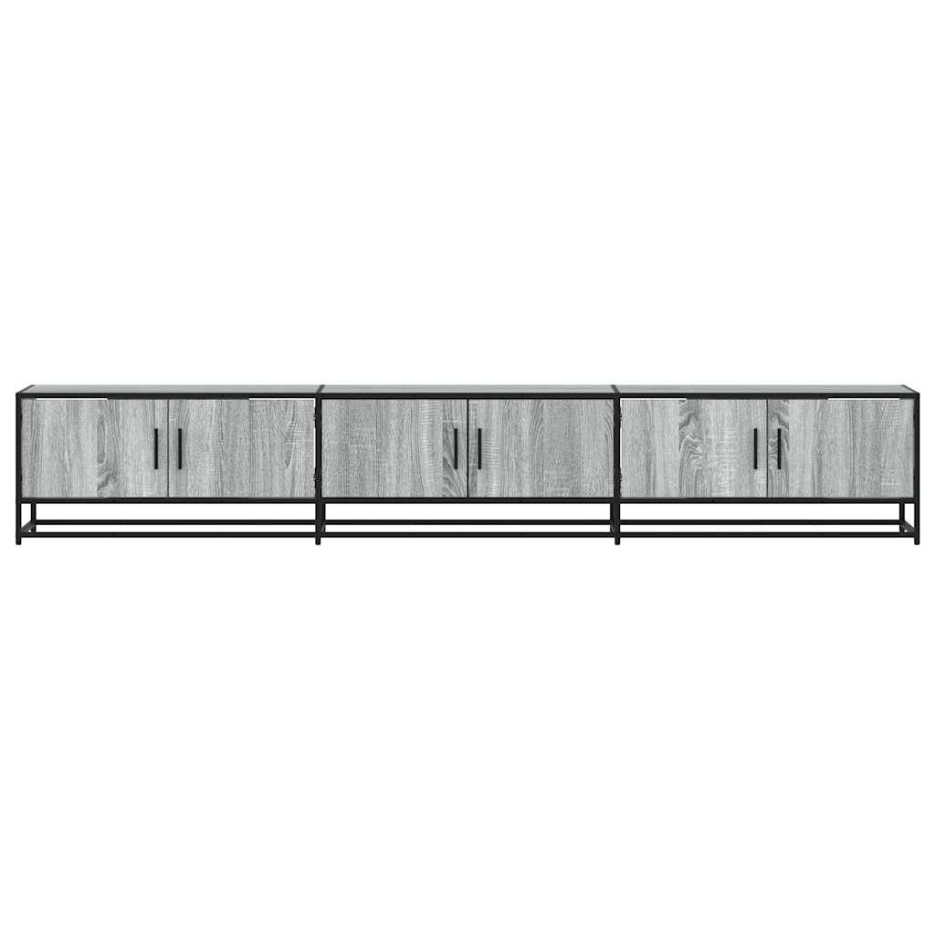 vidaXL TV-Schrank Grau Sonoma 240x35x41 cm Holzwerkstoff